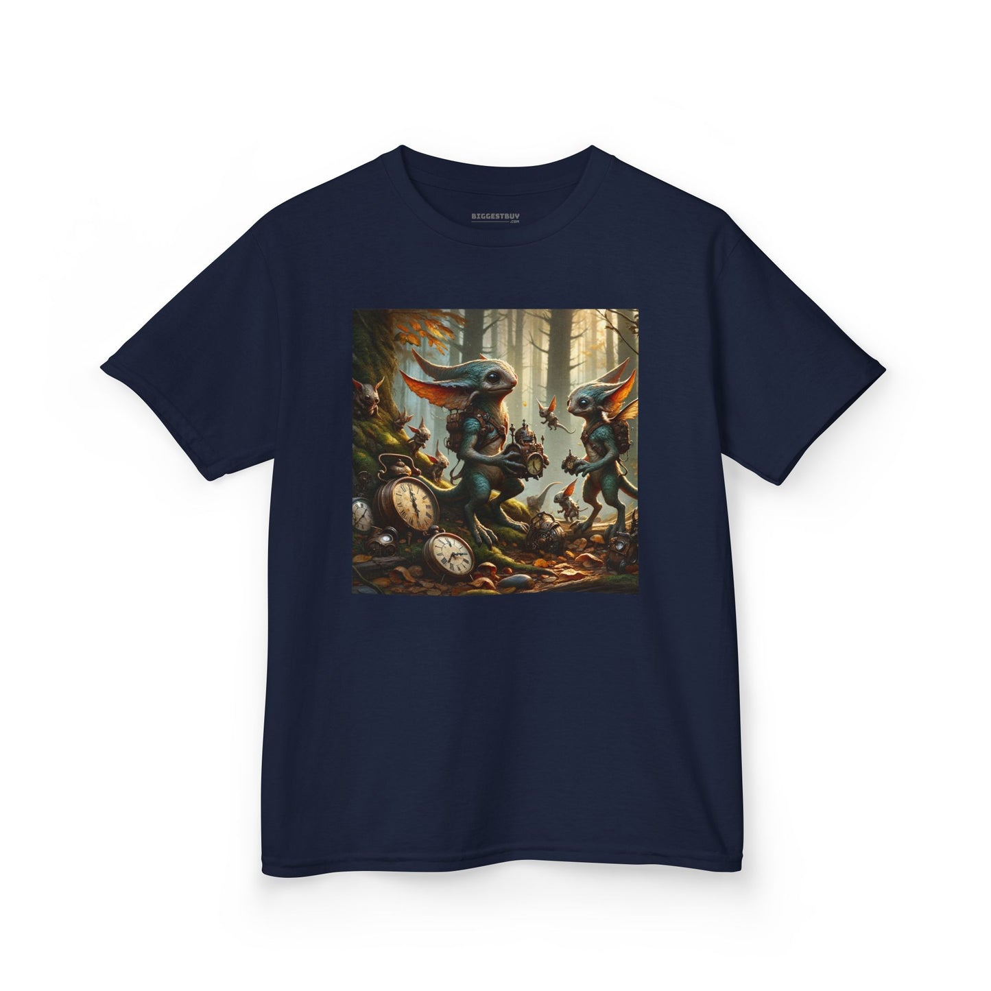 T-Shirt | Koszulka dziecięca | Ciężka bawełna | Steampunk Fantasy | Leśne Pooka