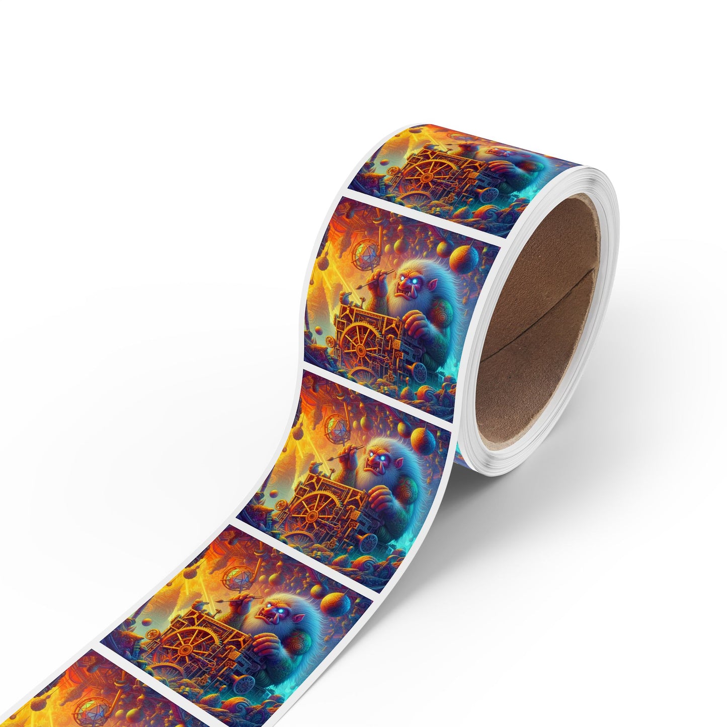 Rolka etykiet samoprzylepnych | Kwadratowy | Mitologia Arktyczna | Mechanik Lodu