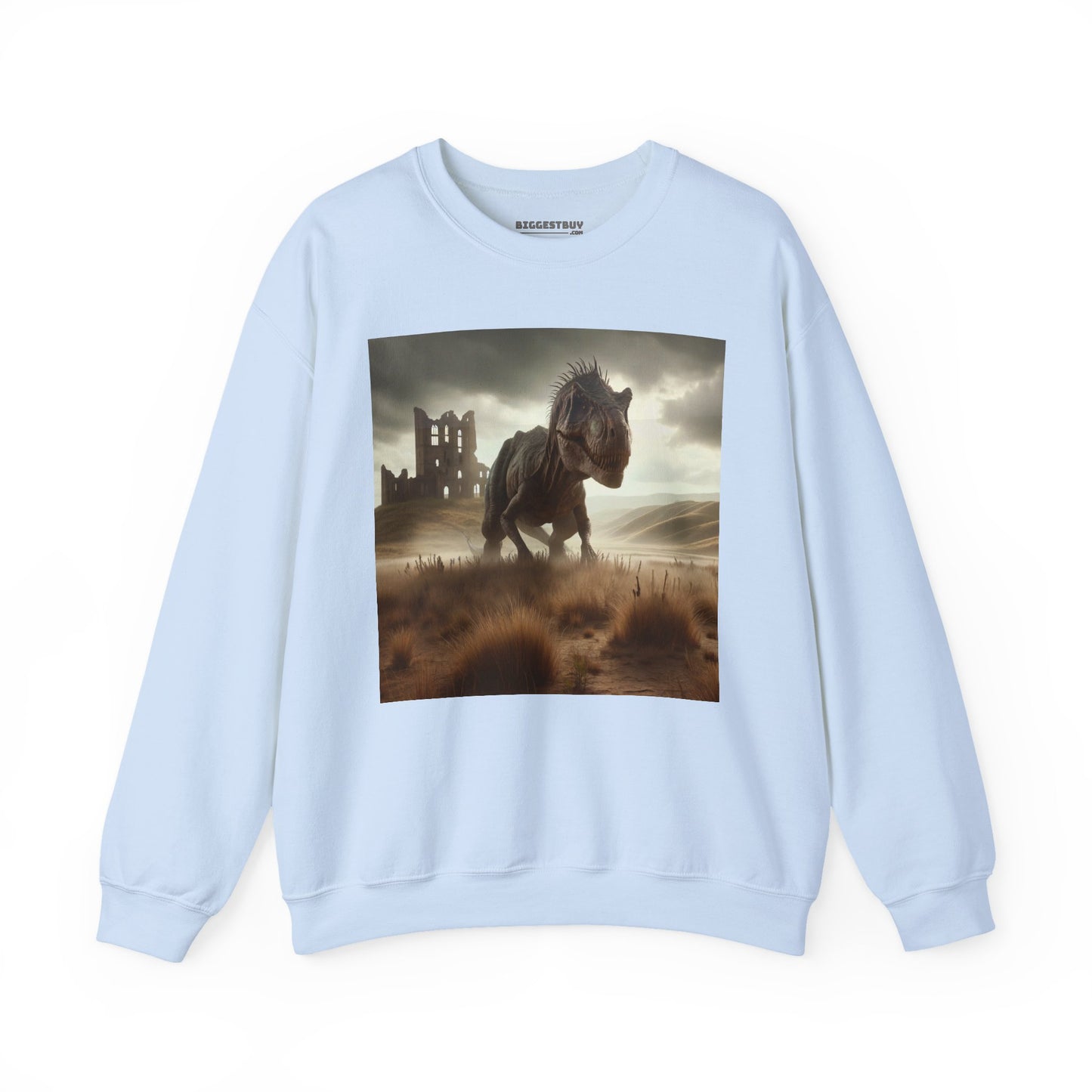 Felpa | Unisex | Girocollo | Misto pesante | Paleofinzione | Dinosauri Preistorici | T-Rex
