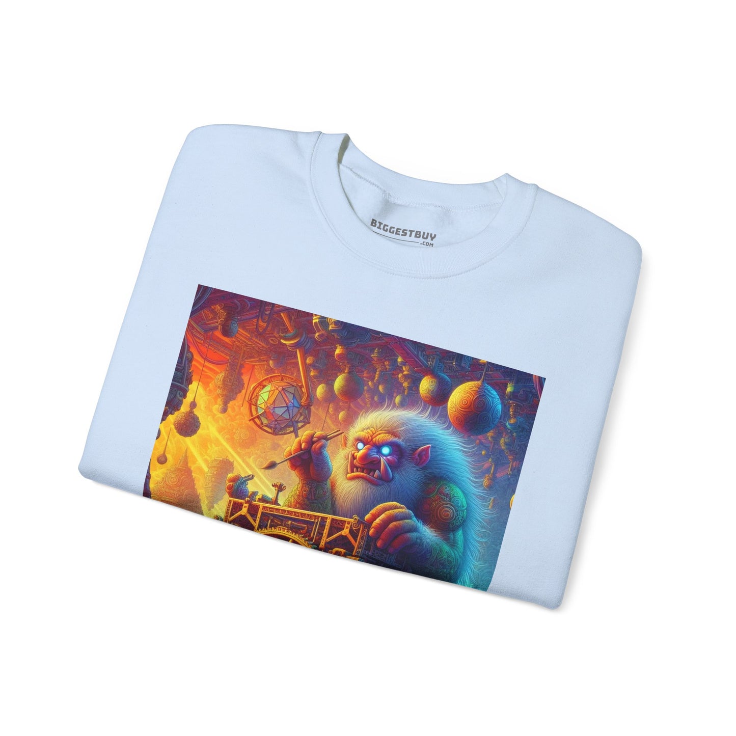 Bluza dresowa | Unisex | Okrągły dekolt | Gruba mieszanka | Mitologia Arktyczna | Mechanik Lodu