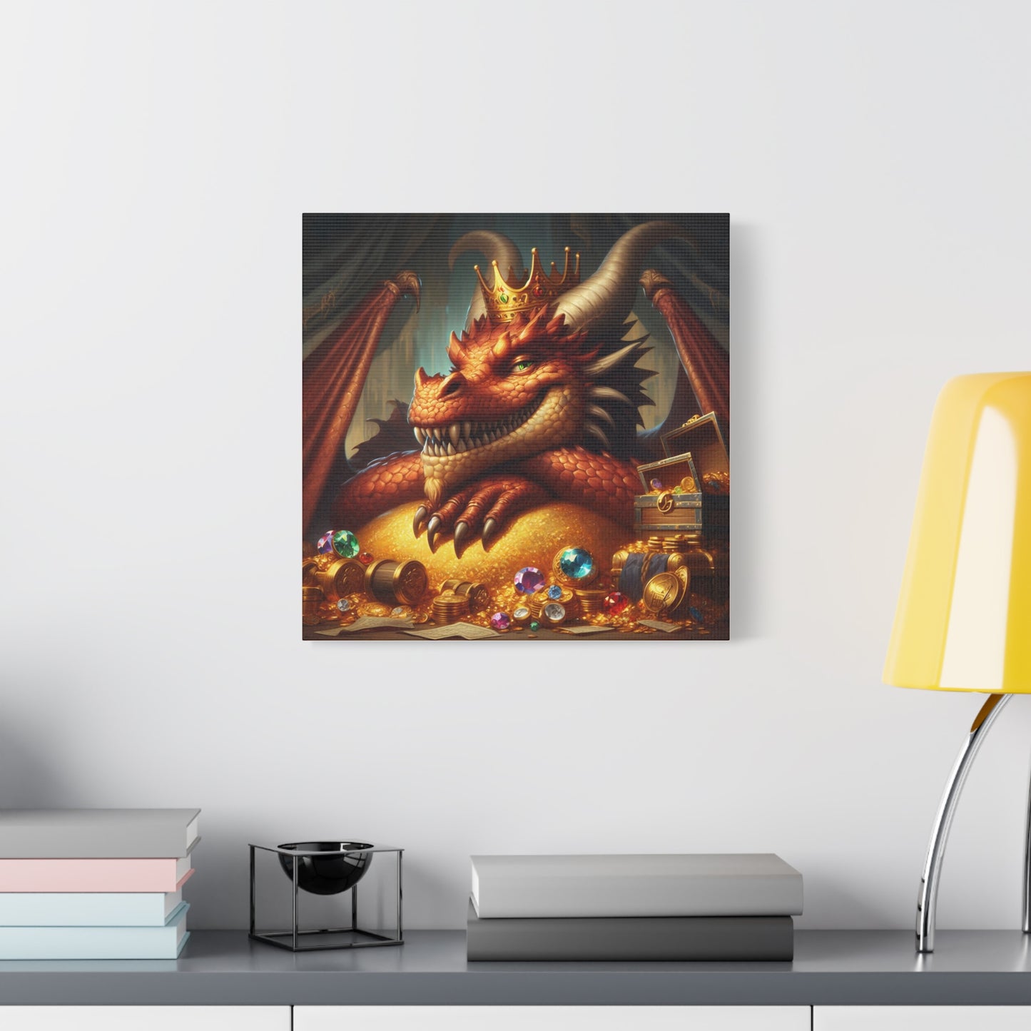 Płótno | Matowy | Nordycka Mitologia | Fafnir | Smok