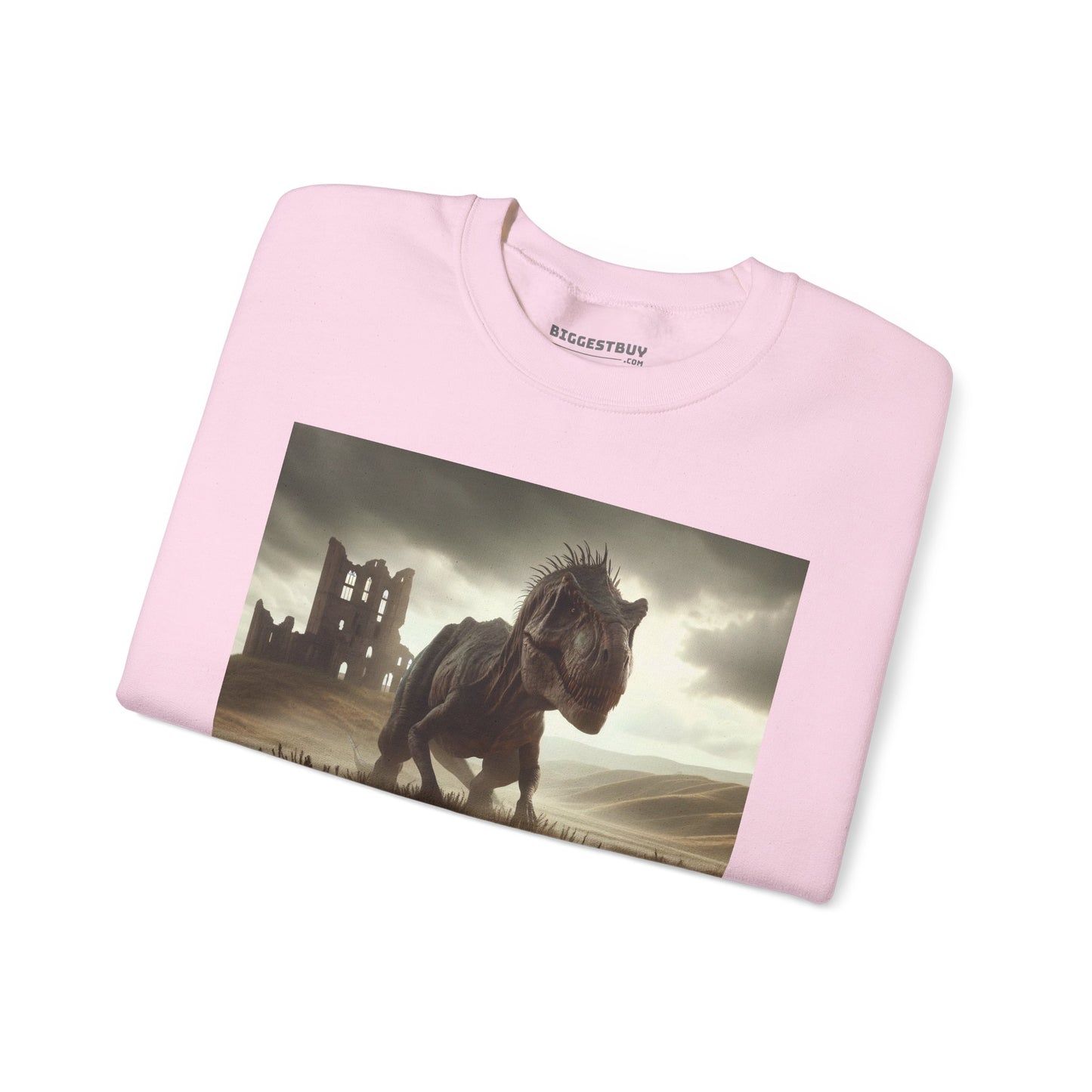 Felpa | Unisex | Girocollo | Misto pesante | Paleofinzione | Dinosauri Preistorici | T-Rex