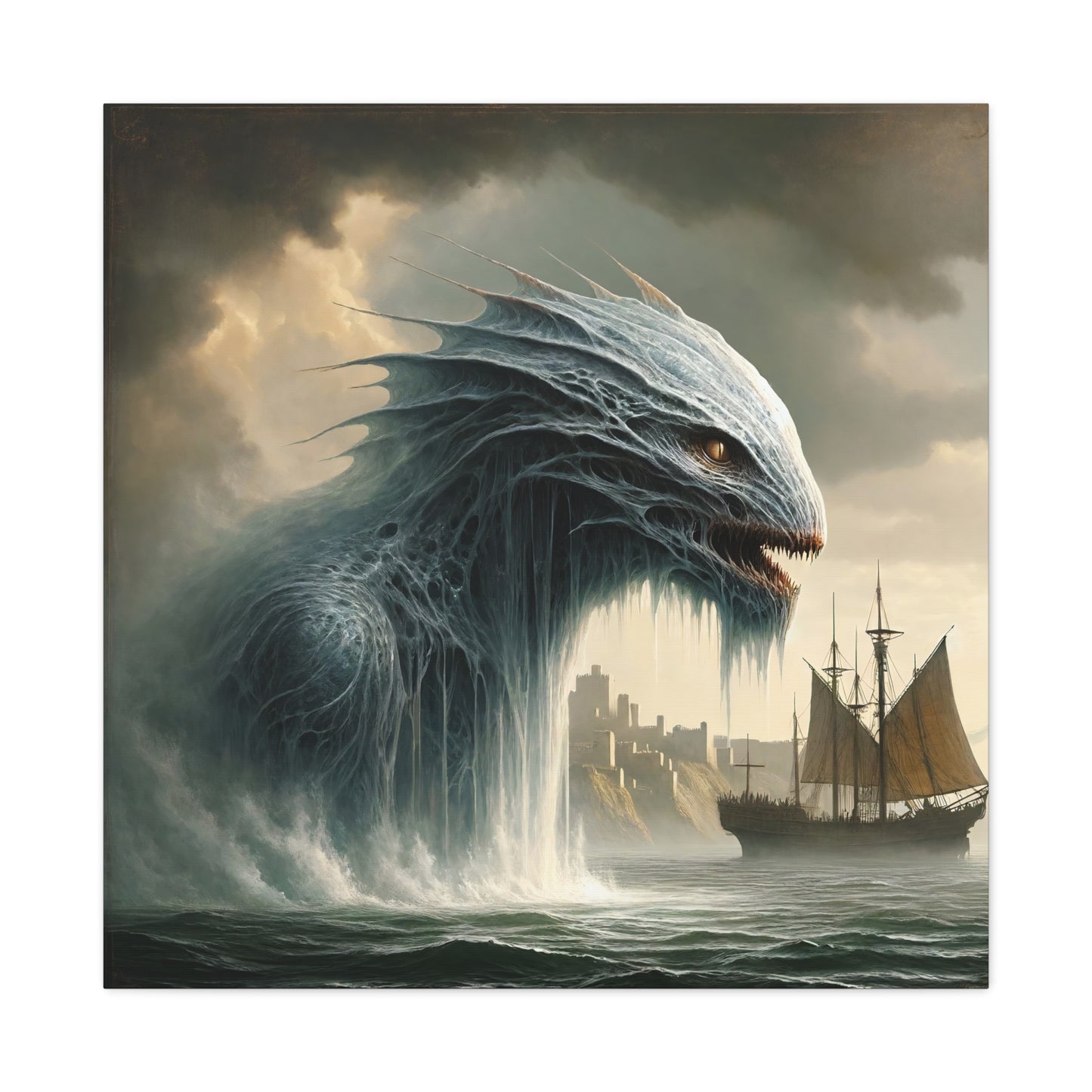 Tela | Opaca | Mitologia Nordica | Jörmungandr | Serpente Marino