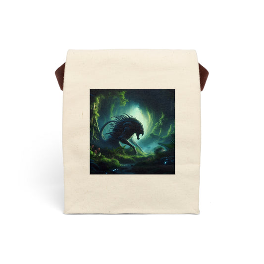 Matboks | Lerret | Med stropp | Bioluminescent Sci-Fi | Predator
