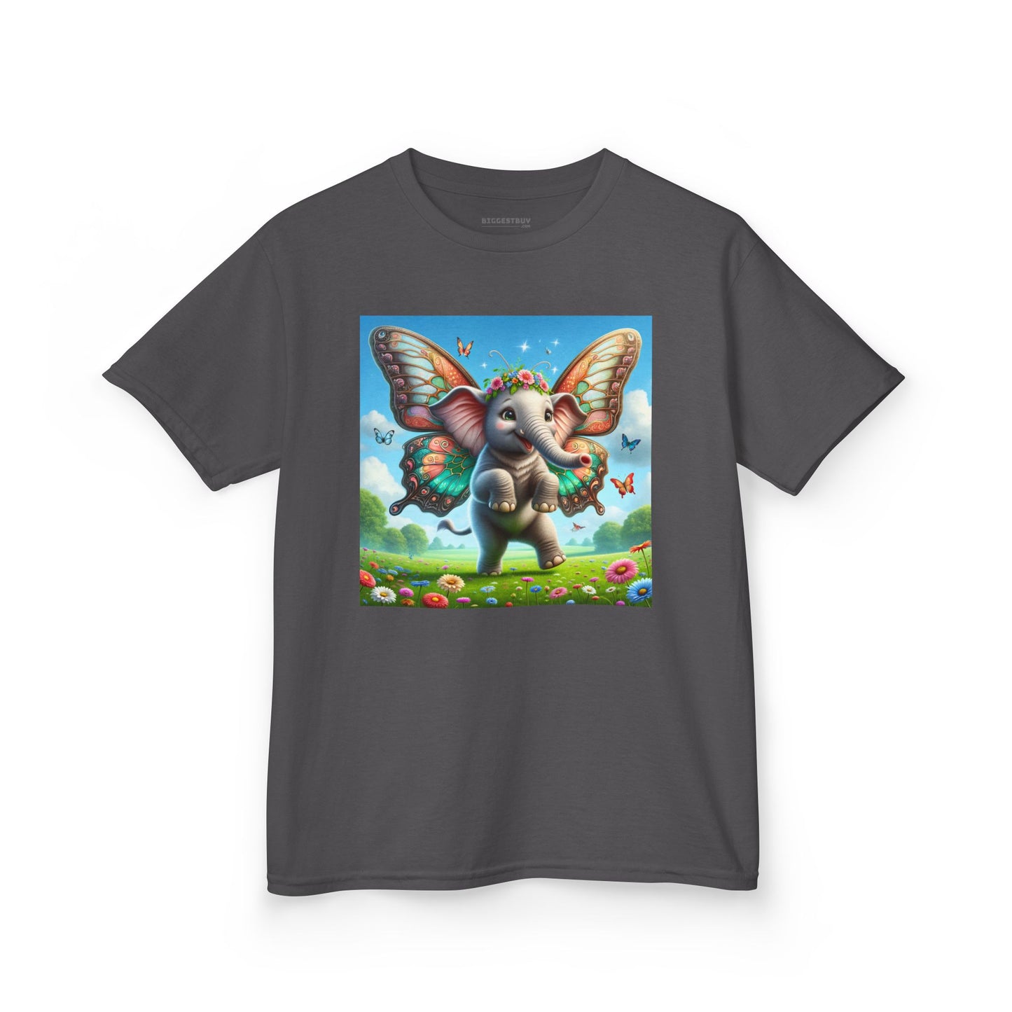 T-Shirt | Koszulka dziecięca | Ciężka bawełna | Baśniowa fauna | Airavata | Słonik