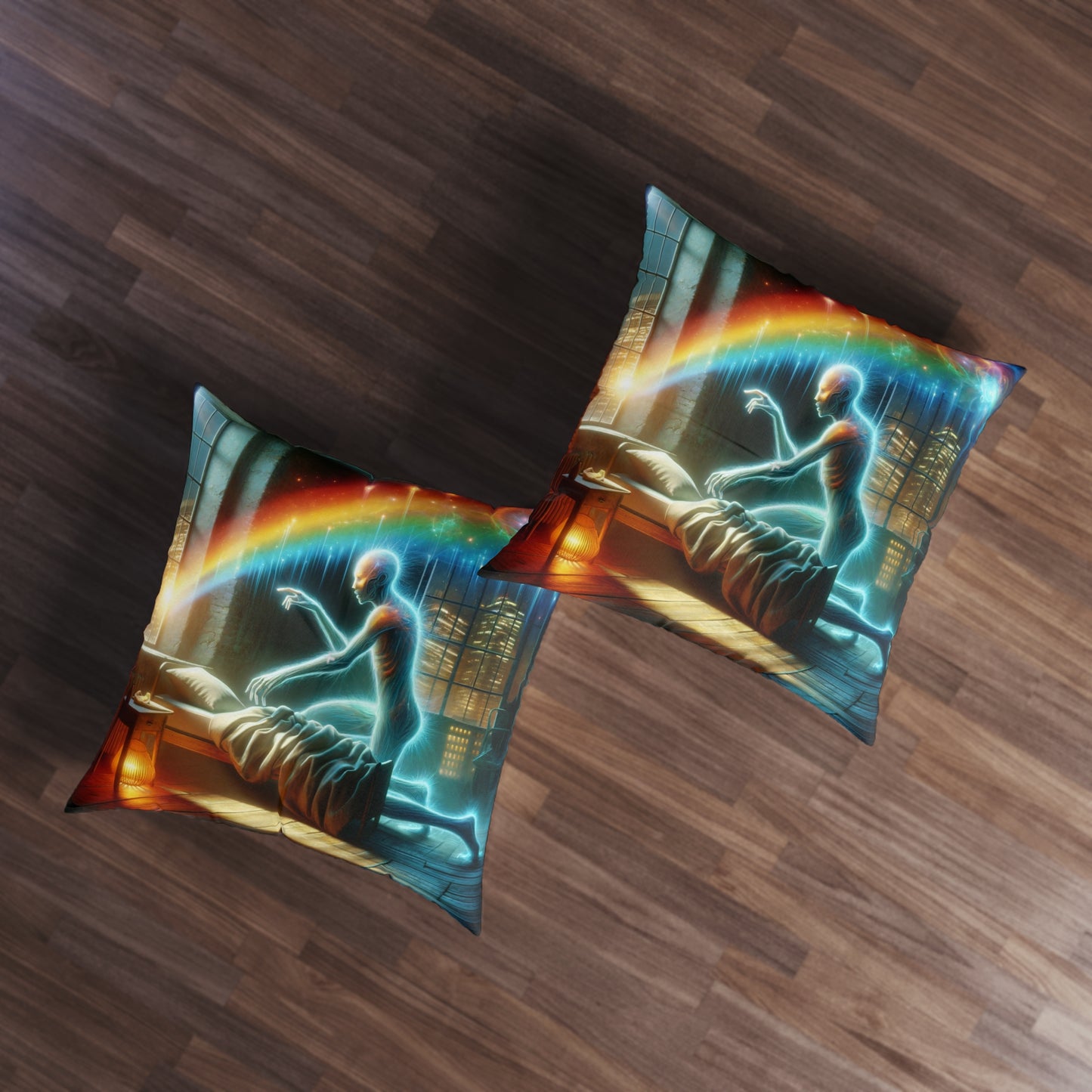 تکیہ | فرش کا تکیہ | ٹفٹڈ | مربع | خواب کا فرشتہ | روحانی عجائبات | ہیپنوس