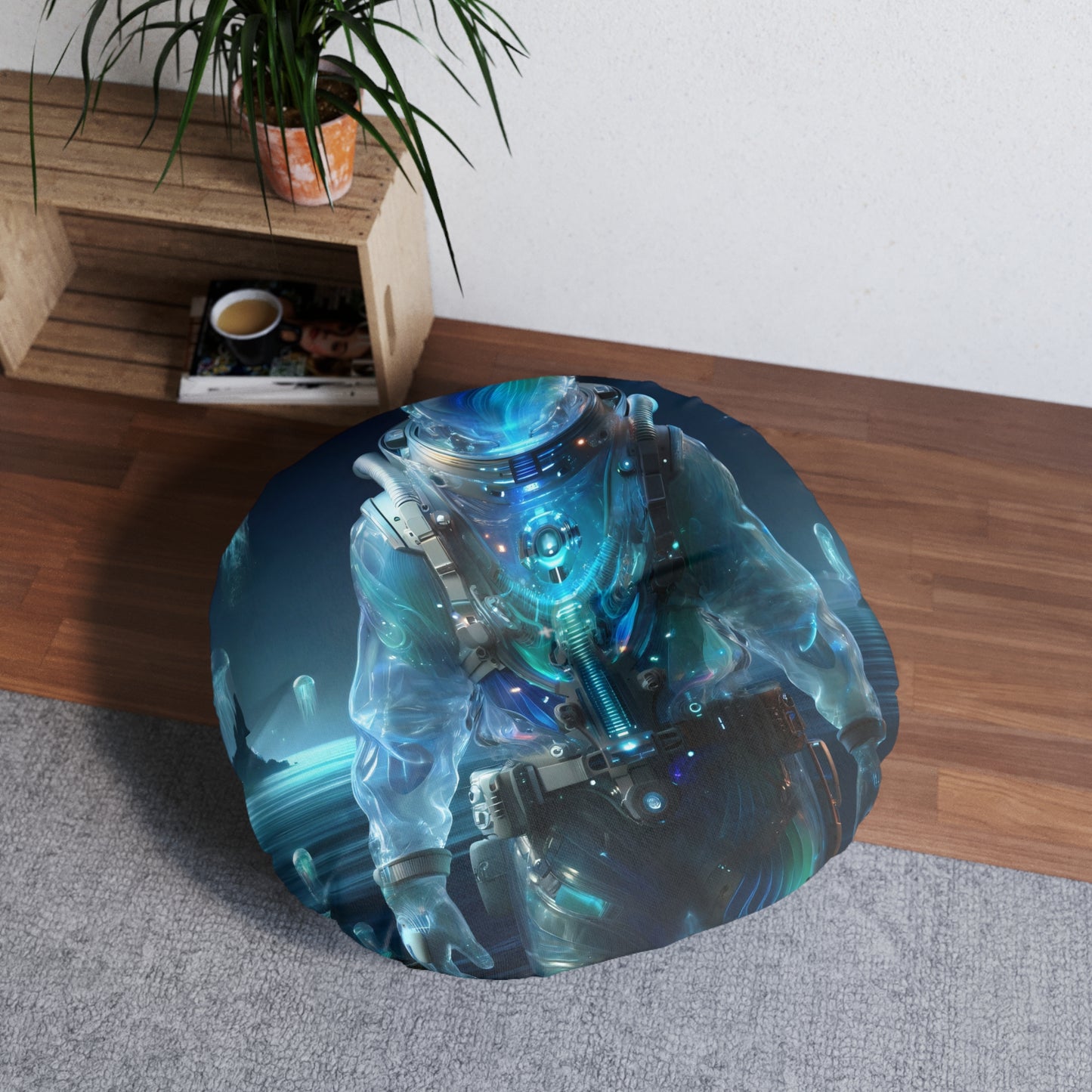 وسادة | وسادة أرضية | معنقدة | دائرية | خيال علمي بحري | مستكشف الفضاء