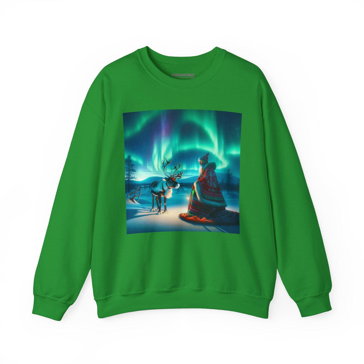 Bluza dresowa | Unisex | Okrągły dekolt | Gruba mieszanka | Szamanizm Polarny | Wizja Saamów