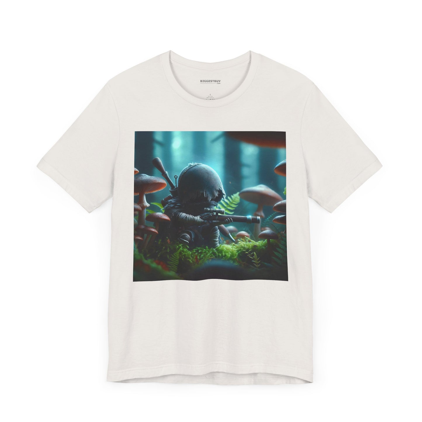Tシャツ | ユニセックス | ジャージーTシャツ | 半袖 | バイオパンク | ミニチュア戦士 | 幻想的森