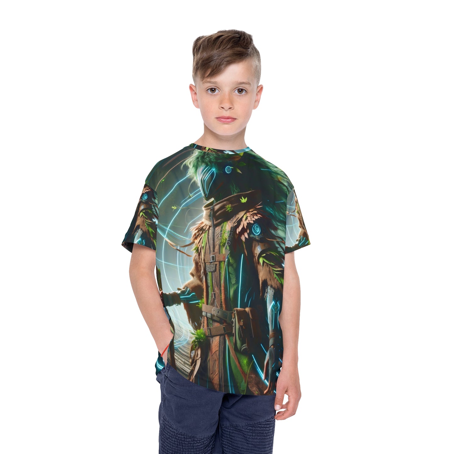 Sportshirt | Kinderen | Eco-mystiek | Boswachter Sjamaan