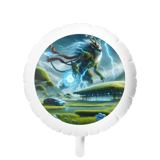 Balloon | Helium | Mylar | Techno-Fantasy | Electric Kirin