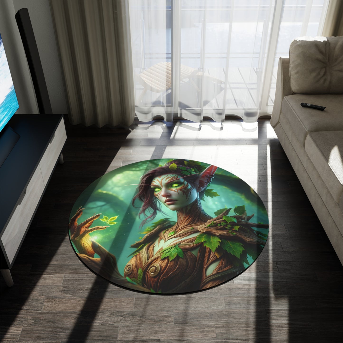 Dywany | Okrągły | Mitologia leśna | Driada | Duch lasu