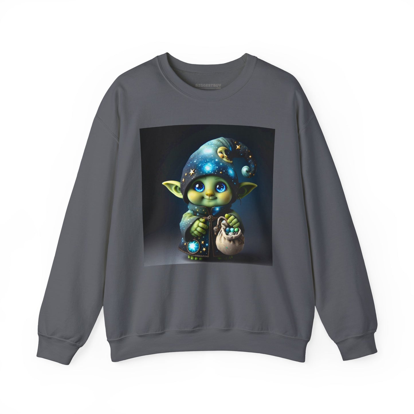 Genser | Unisex | Rund hals | Kraftig blanding | Fantasi | Skogsalv | Trollmann