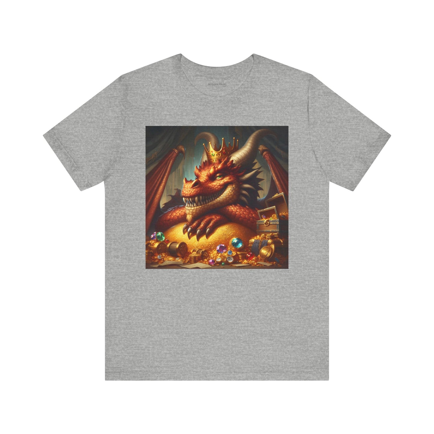 T-Shirt | Unisex | Koszulka dżersejowa | Krótki rękaw | Nordycka Mitologia | Fafnir | Smok