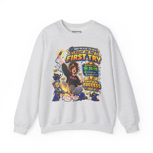 First Try - Crewneck Sweatshirt