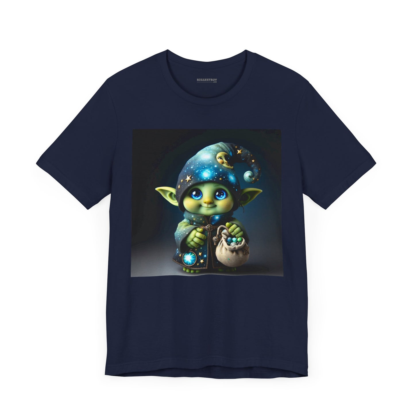 T-skjorte | Unisex | Jersey-T-skjorte | Kort erme | Fantasi | Skogsalv | Trollmann