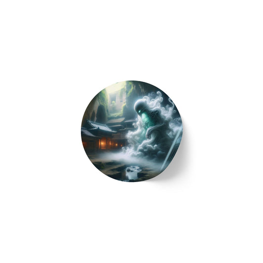 ม้วนสติกเกอร์ | วงกลม | โยไค | วิญญาณญี่ปุ่น | ภูตในสายหมอก