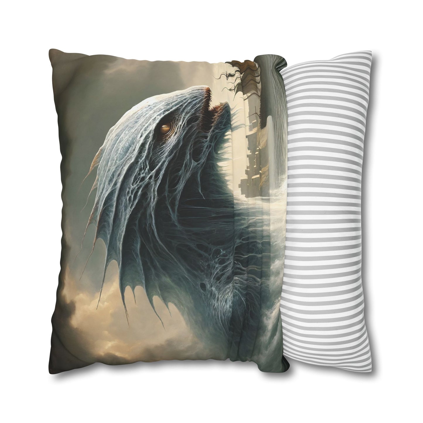 Federe | Quadrato | Tela di poliestere | Mitologia Nordica | Jörmungandr | Serpente Marino