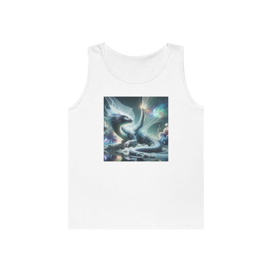 Tanktopp | Unisex | Kraftig bomull | Kosmisk Fantasi | Isdrage | Mystikk