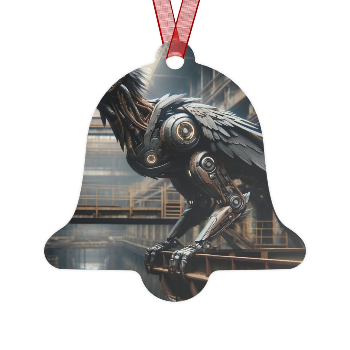 Ornament | Metaal | Steampunk | Klokwerk Mechanica | Raaf