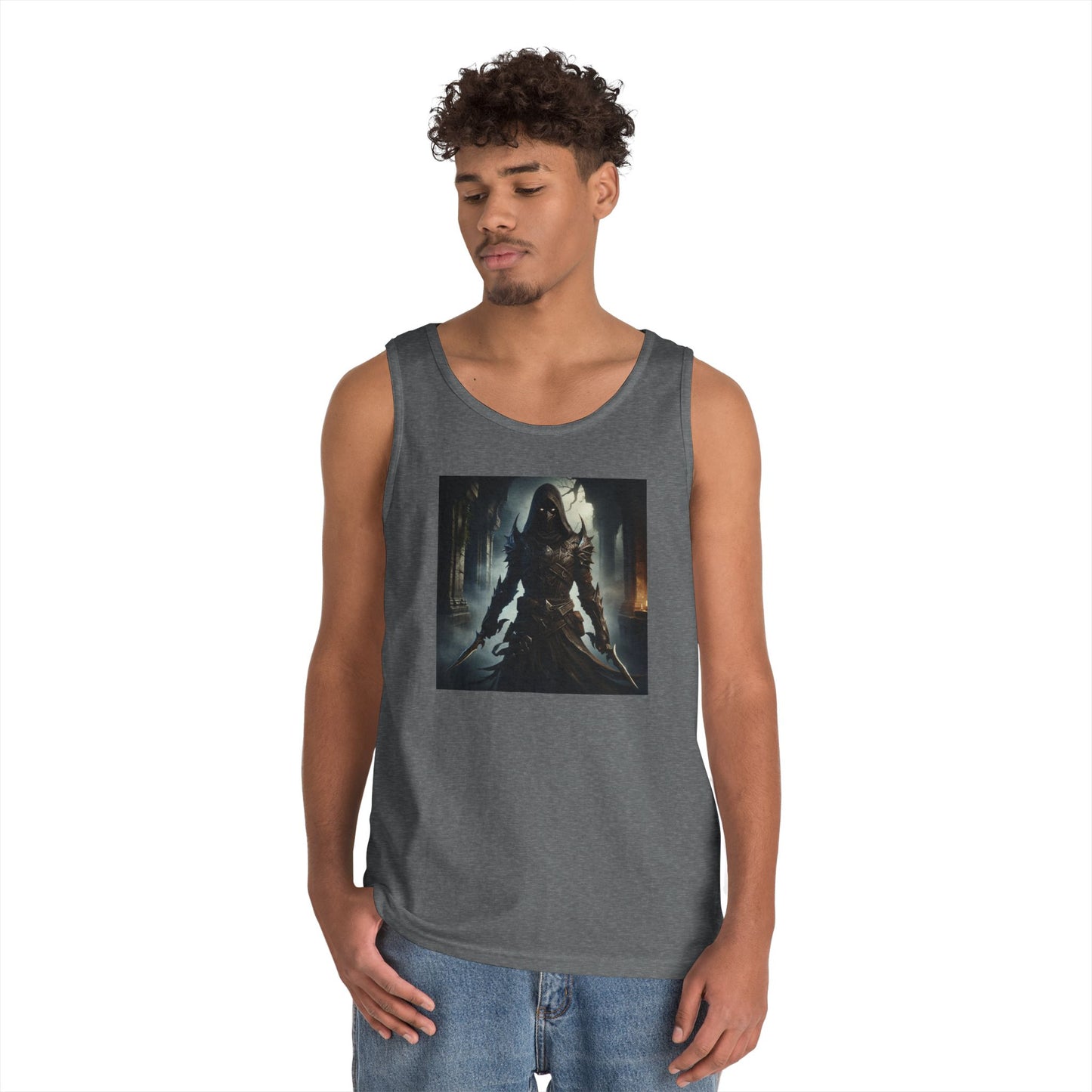 เสื้อกล้าม | ยูนิเซ็กส์ | ผ้าฝ้ายเนื้อหนา | จอมนักฆ่าเงามืด | นักล่าวิญญาณ