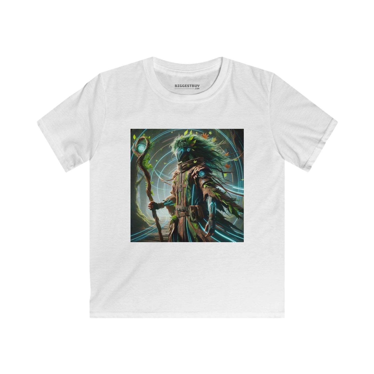 T-Shirt | Koszulka dziecięca | Miękki styl | Mytologia Słowiańska | Leshy | Duch lasu