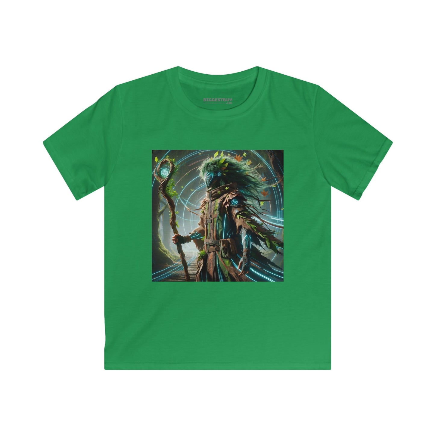 T-Shirt | Koszulka dziecięca | Miękki styl | Mytologia Słowiańska | Leshy | Duch lasu
