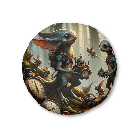 تکیہ | فرش کا تکیہ | ٹفٹڈ | گول | سیلٹک فینٹسی | فوک مخلوقات | پوکا