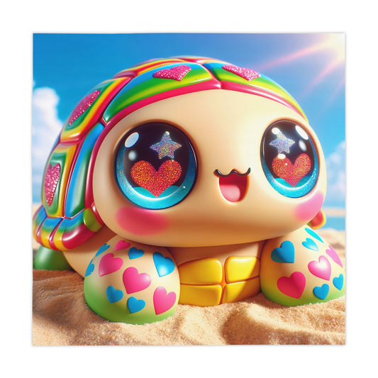 Nappe | Kawaii Fantaisie | Tortue Arc-en-ciel