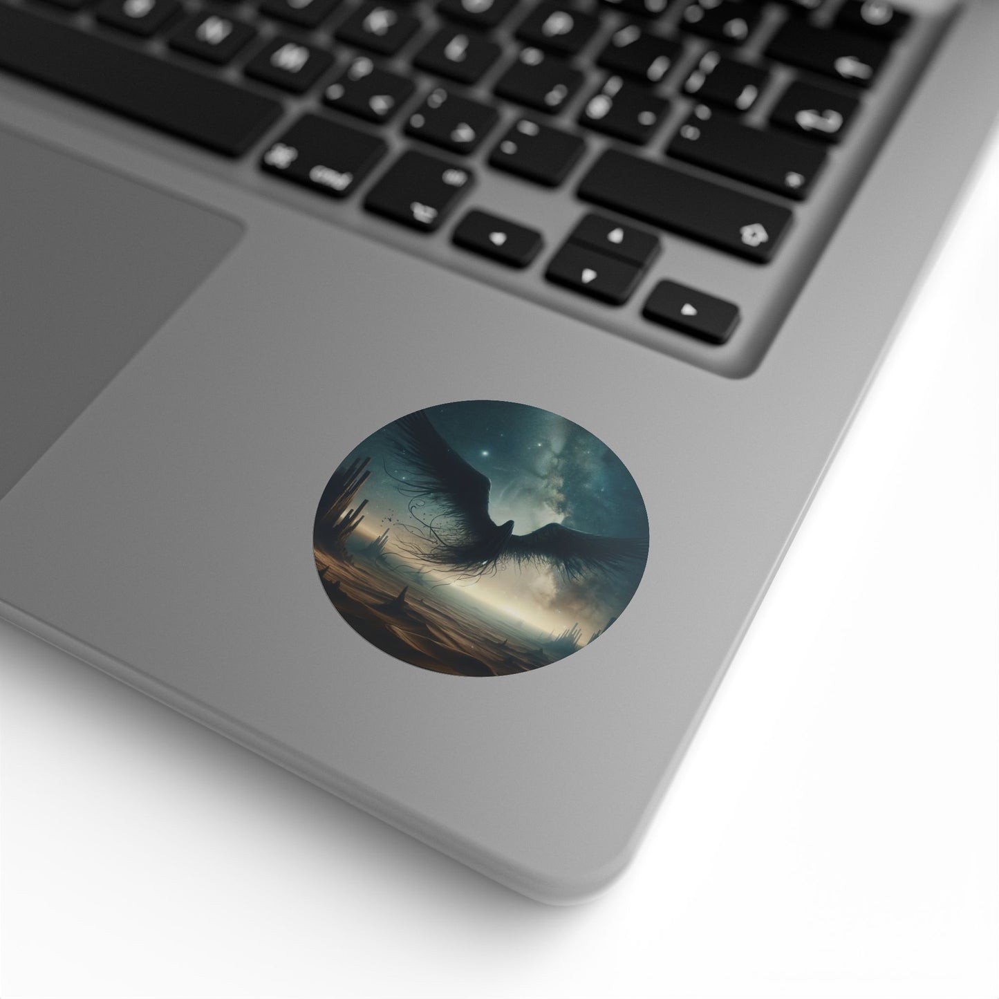 Sticker Label Roll | Round | Cosmic Horror | Dark Fantasy | Raven