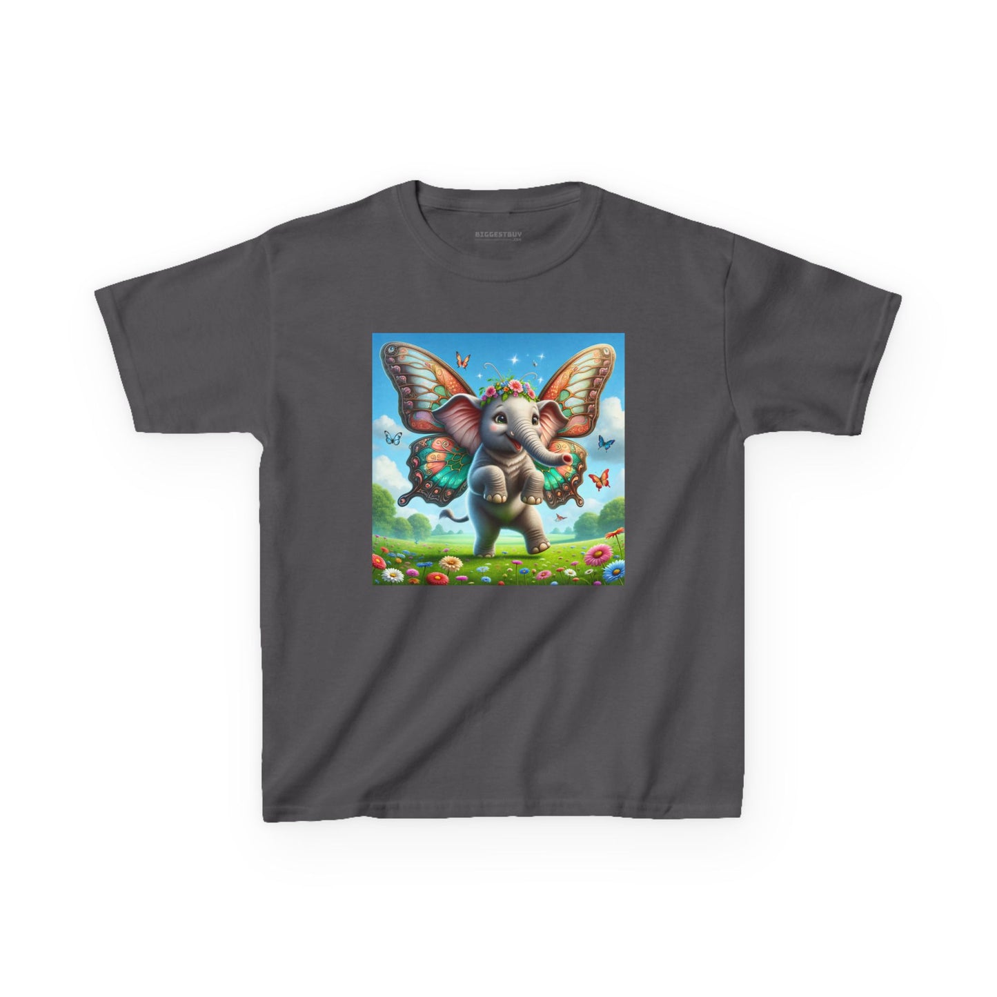 T-Shirt | Koszulka dziecięca | Ciężka bawełna | Baśniowa fauna | Airavata | Słonik