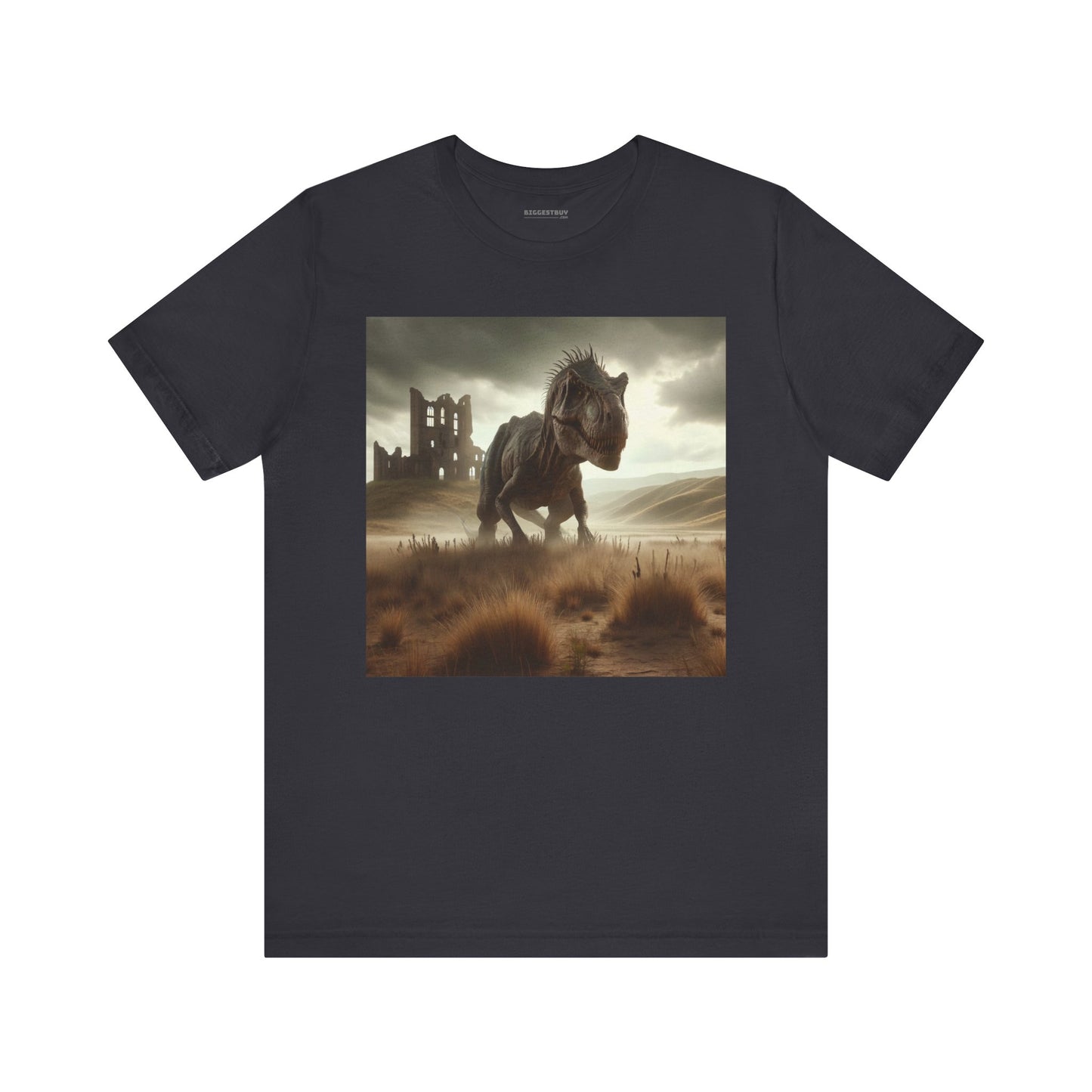 T-shirt | Unisex | Maglietta in jersey | Manica corta | Paleofinzione | Dinosauri Preistorici | T-Rex