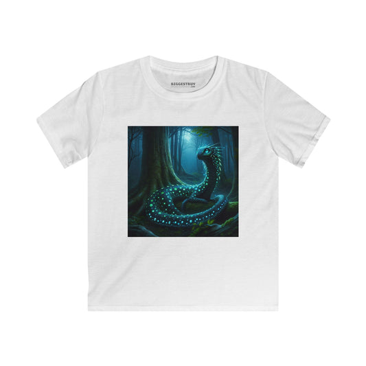 T-skjorte | Barne-T-skjorte | Softstyle | Skogdrake | Mystisk dragemagi | Vokter