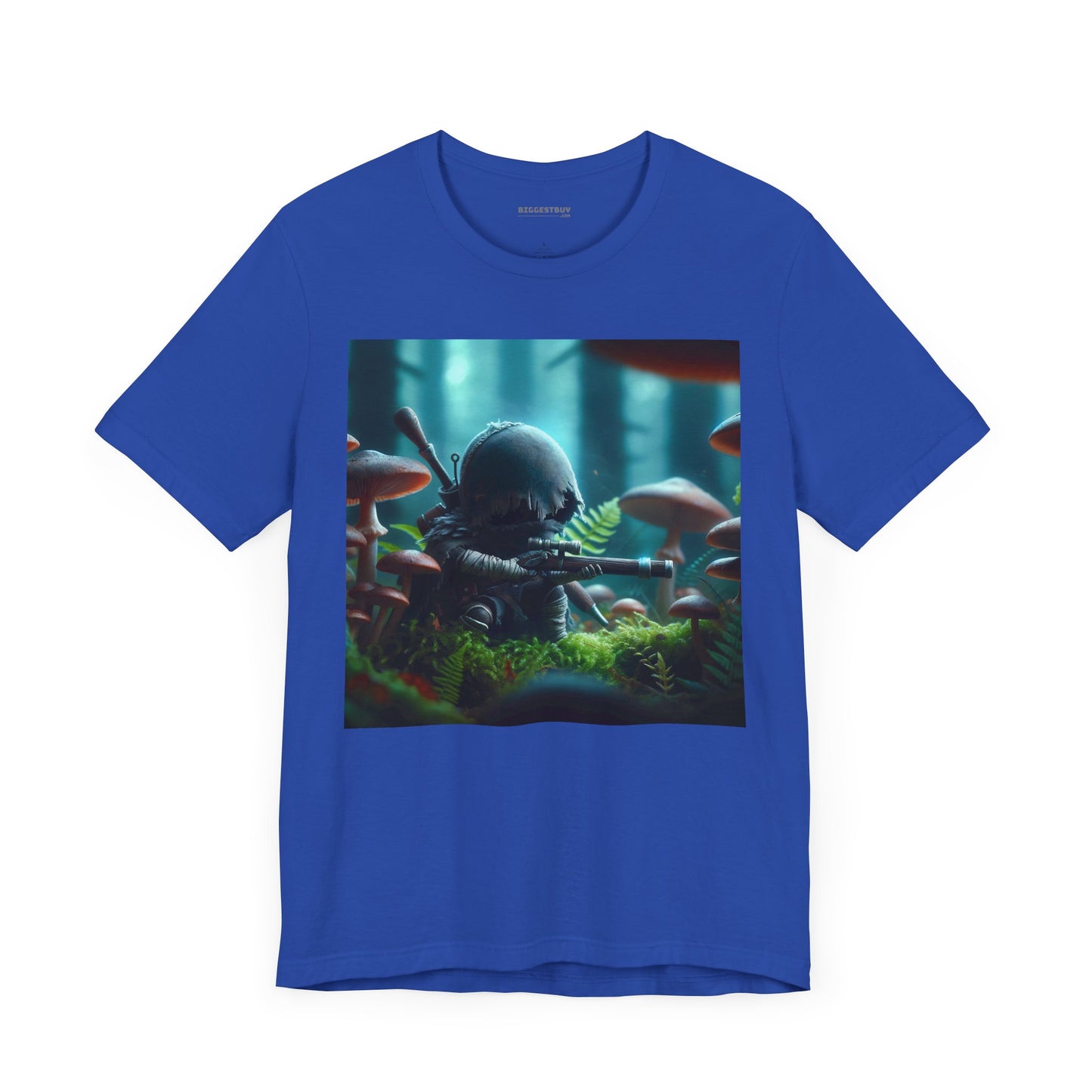 Tシャツ | ユニセックス | ジャージーTシャツ | 半袖 | バイオパンク | ミニチュア戦士 | 幻想的森