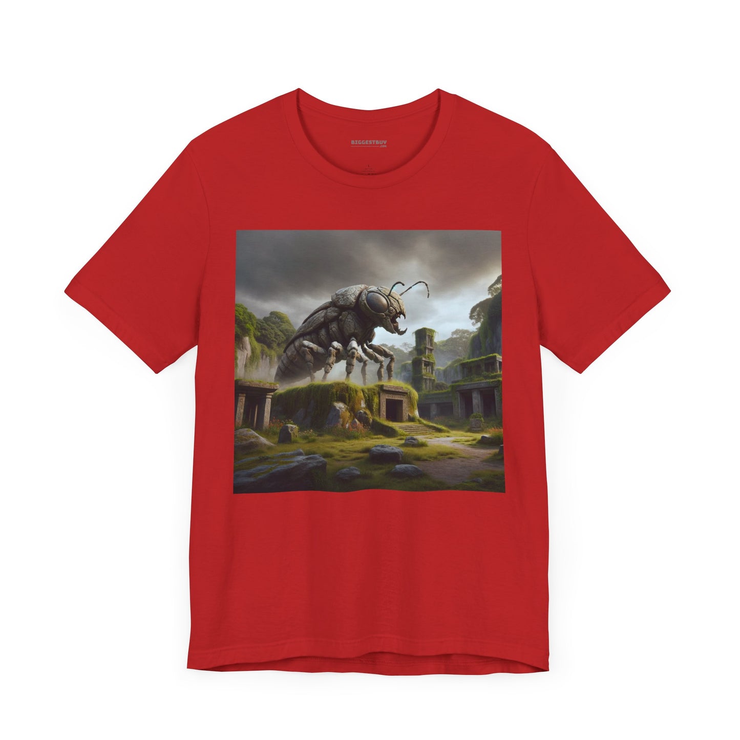 Tシャツ | ユニセックス | ジャージーTシャツ | 半袖 | 異形変異 | 巨大甲虫 | 緑