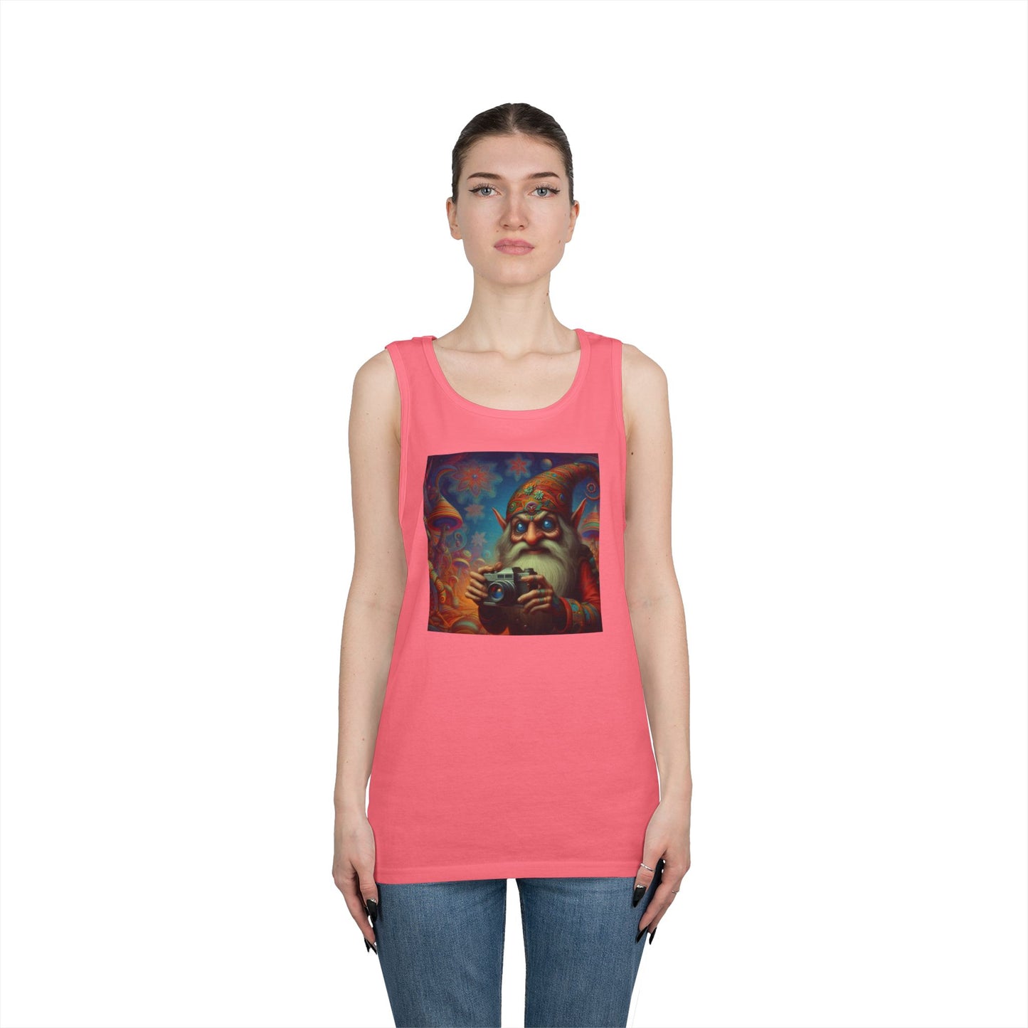 Tanktopp | Unisex | Kraftig bomull | Fantasy | Psykedelisk | Domovoi