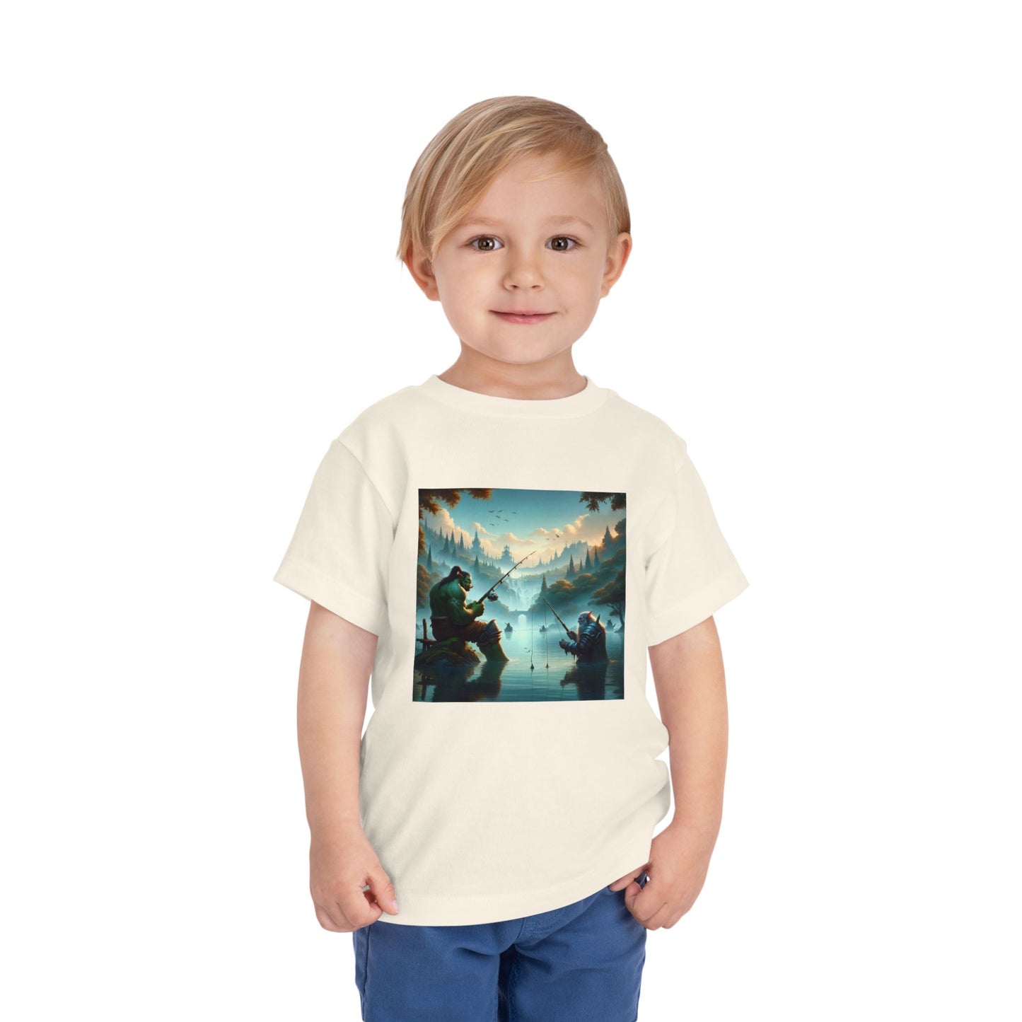 T-shirt | Peuter T-shirt | Korte mouw | Heldensage | Interraciale Vriendschap