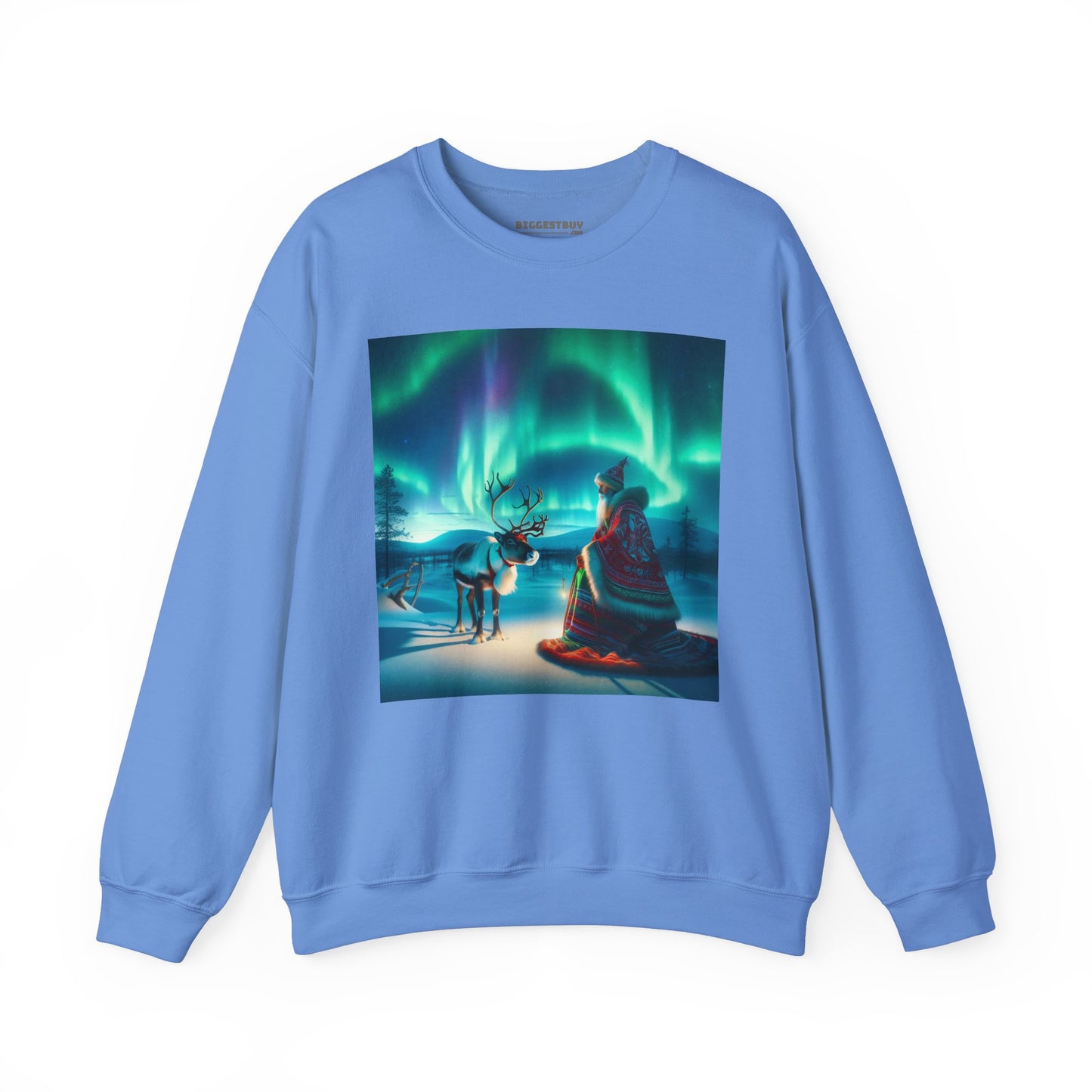 Bluza dresowa | Unisex | Okrągły dekolt | Gruba mieszanka | Szamanizm Polarny | Wizja Saamów