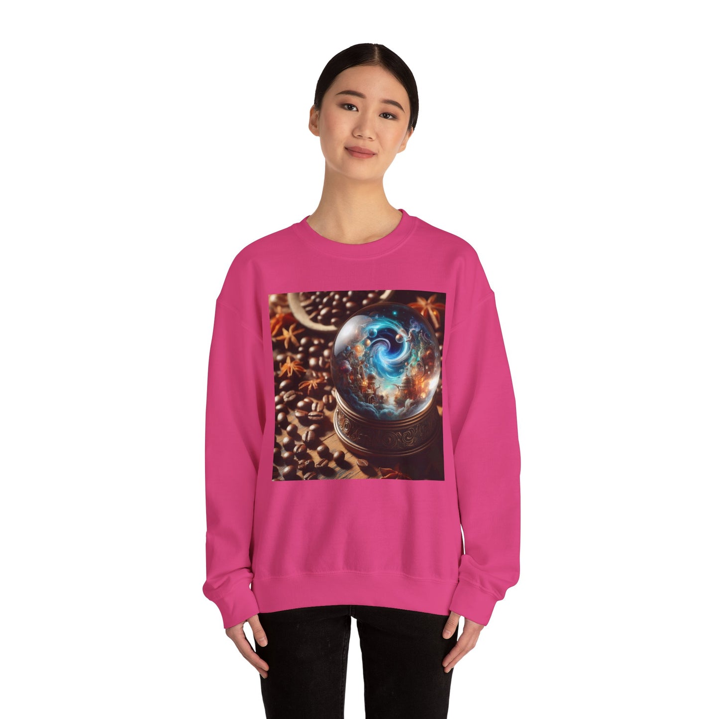 Felpa | Unisex | Girocollo | Misto pesante | Cosmologia Nordica | Globo Magico