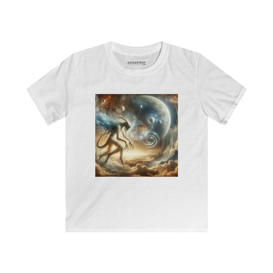 تي شيرت | تي شيرت للأطفال | ناعم الملمس | رعب كوني | محرك الواقع | كيان