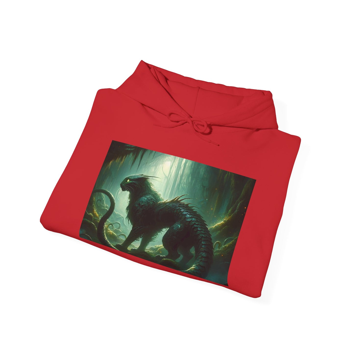 Hoodie | Unisex | Sweatshirt met capuchon | Zware kwaliteit | Donkere Fantasie | Chimera | Bewaker