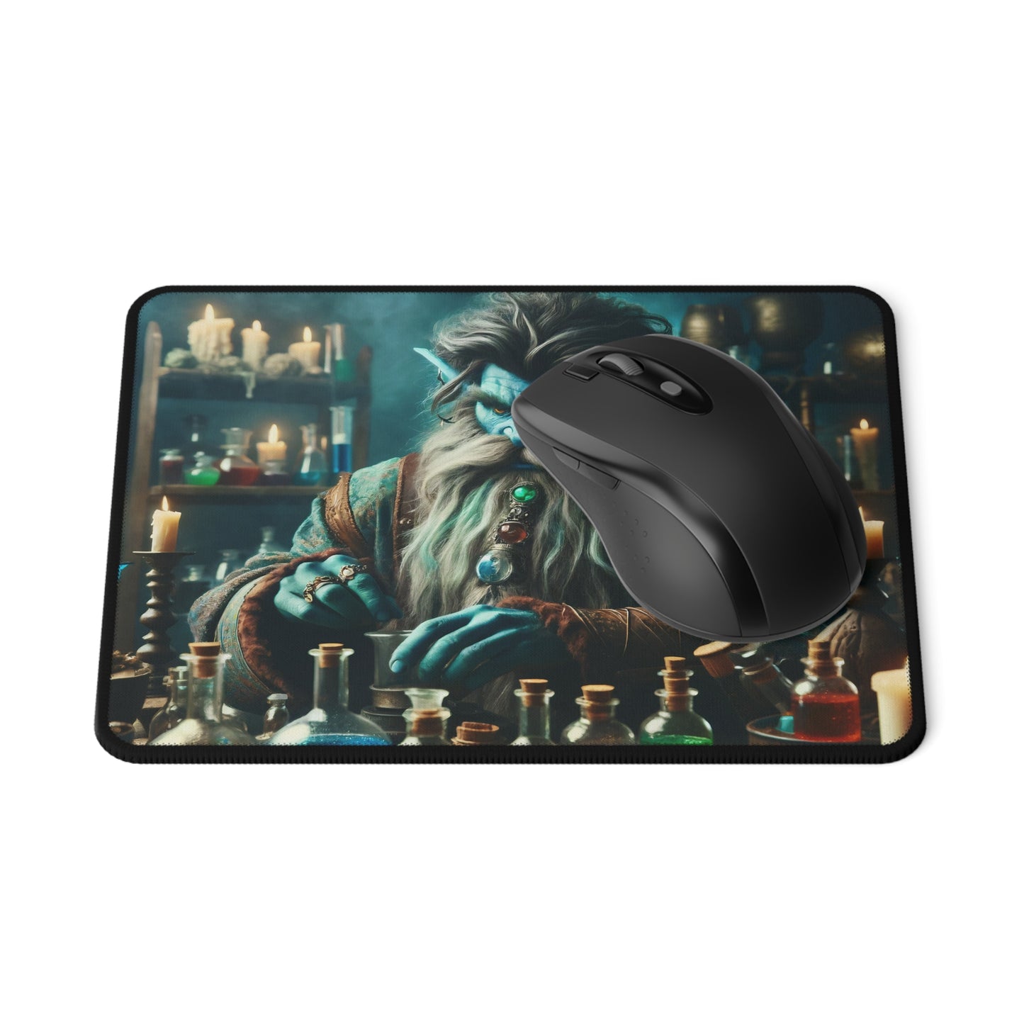 Tappetino per mouse | Alchimia Mistica | Djinn Blu