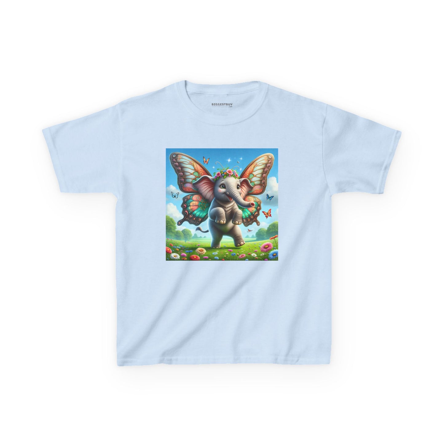 T-Shirt | Koszulka dziecięca | Ciężka bawełna | Baśniowa fauna | Airavata | Słonik