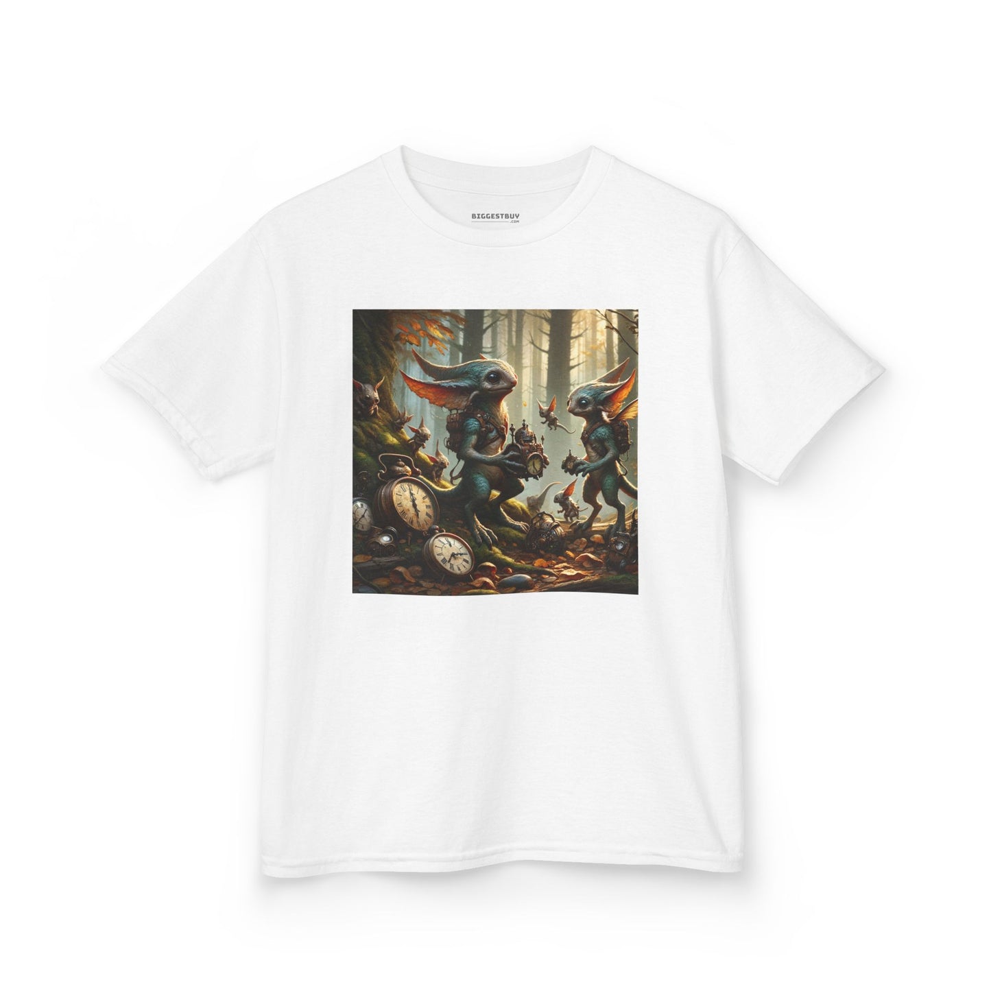 T-Shirt | Koszulka dziecięca | Ciężka bawełna | Steampunk Fantasy | Leśne Pooka