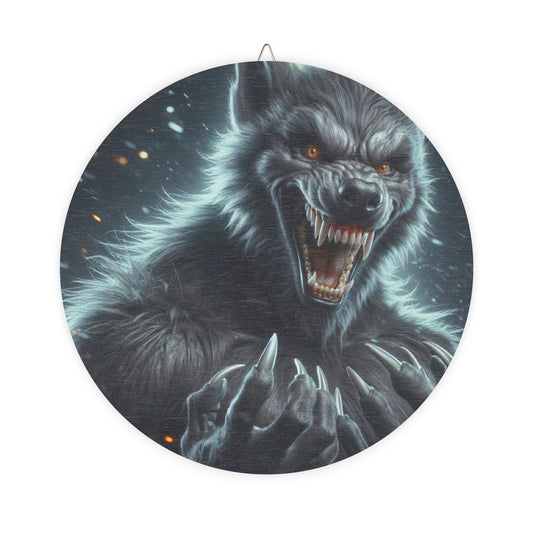 Sign | Wooden | Dark Fantasy | Lycanthrope | Werewolf
