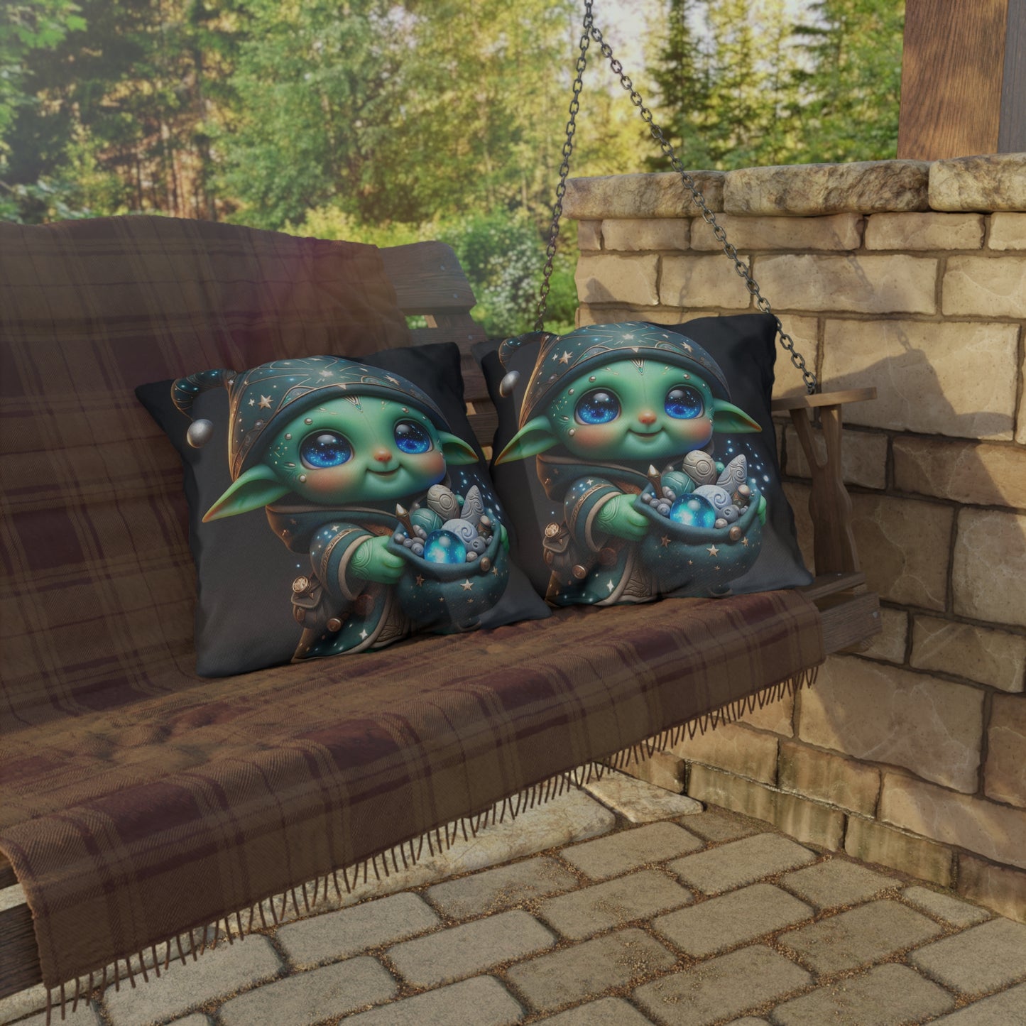 Pute | Utendørs pute | Kosmisk fantasigoblin | Figur