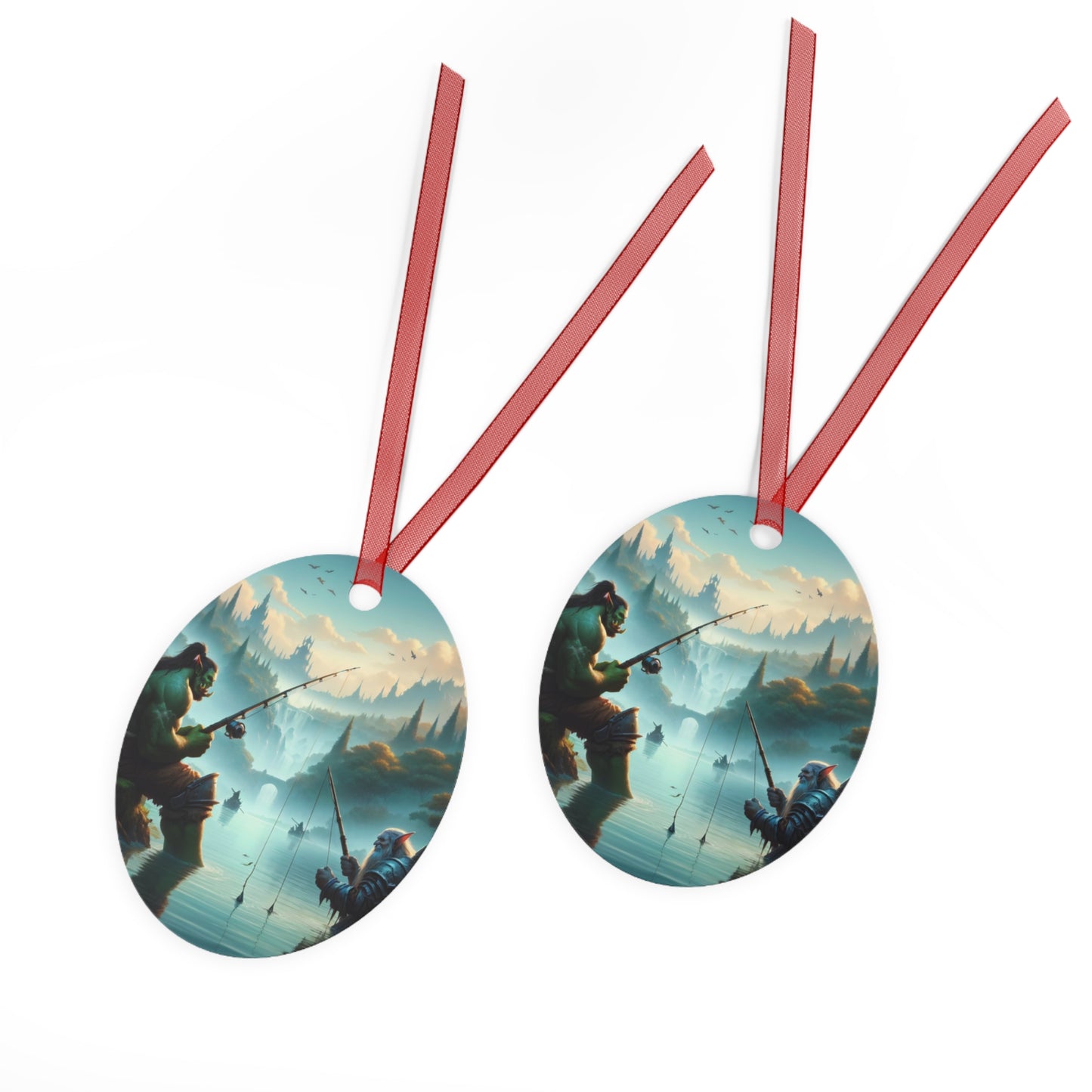 Ornament | Metal | Fantasy międzyrasowe | Orc i krasnolud