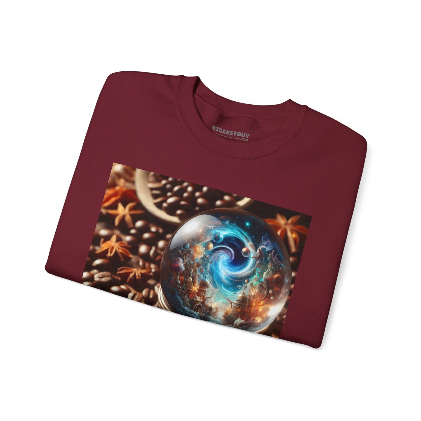 Felpa | Unisex | Girocollo | Misto pesante | Cosmologia Nordica | Globo Magico