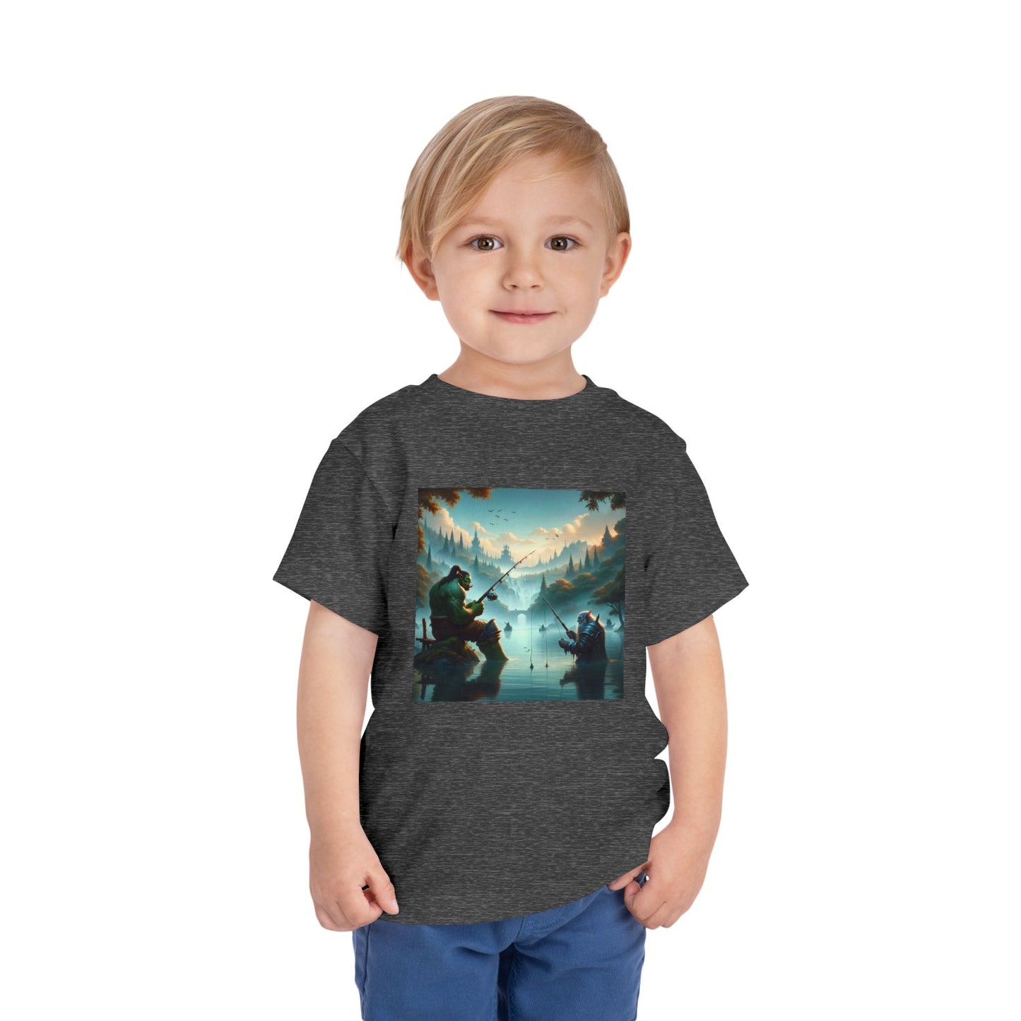 T-shirt | Peuter T-shirt | Korte mouw | Heldensage | Interraciale Vriendschap