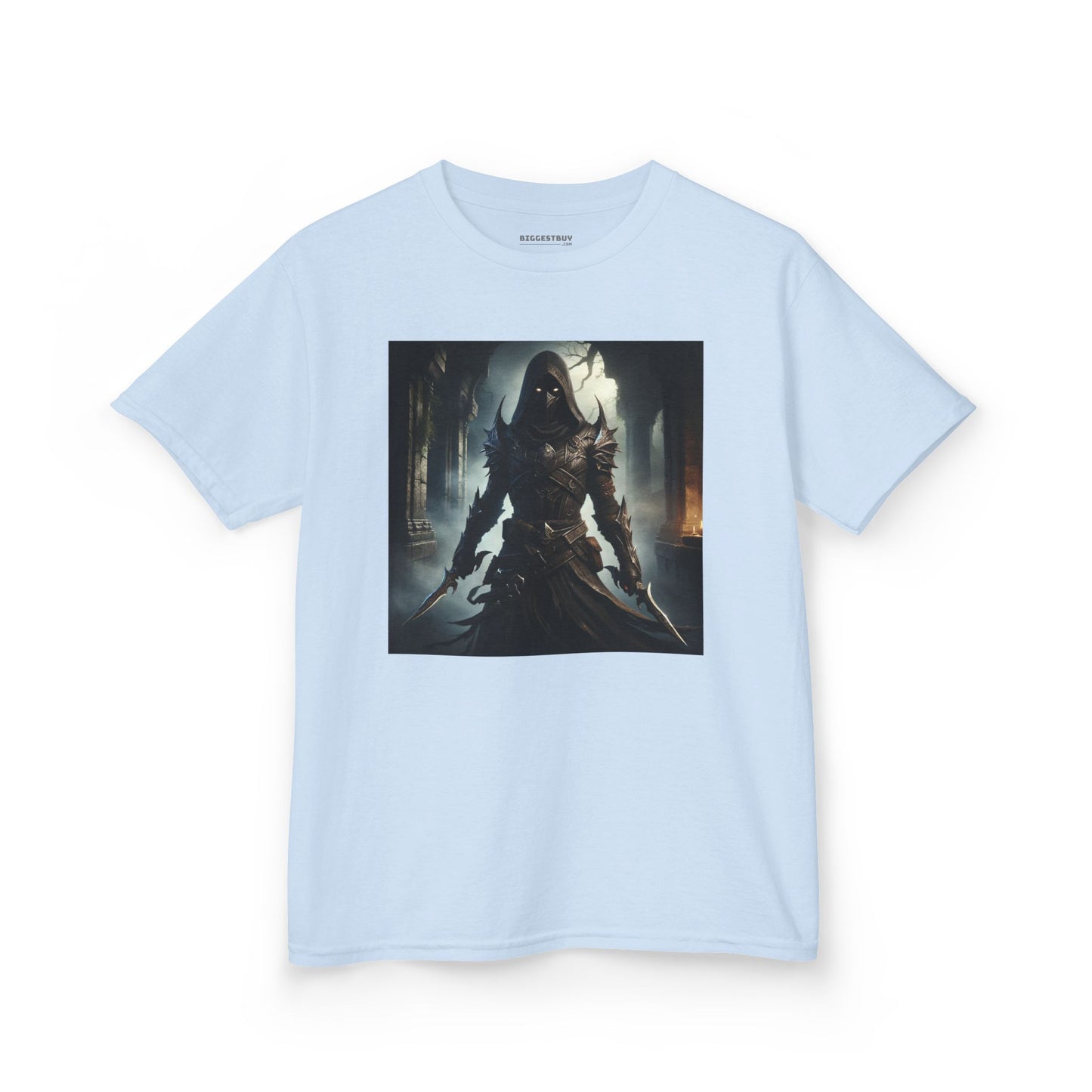เสื้อยืด | เสื้อยืดเด็ก | ผ้าฝ้ายเนื้อหนา | จอมนักฆ่าเงามืด | นักล่าวิญญาณ